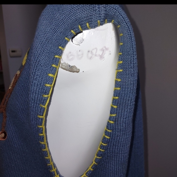 VINTAGE wool blend monkey vest - Picture 8 of 9